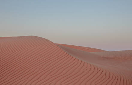 Desert has Surrealistic and Futuristic Shapes