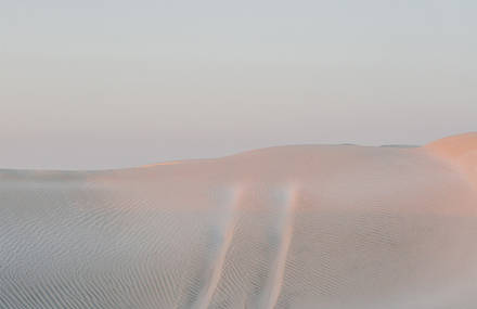 Desert has Surrealistic and Futuristic Shapes