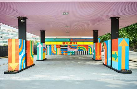 Colorful Gas Station By Craig & Karl