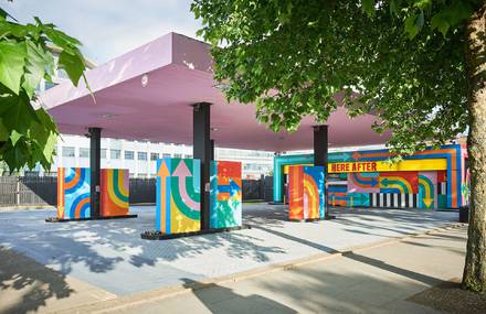 Colorful Gas Station By Craig & Karl