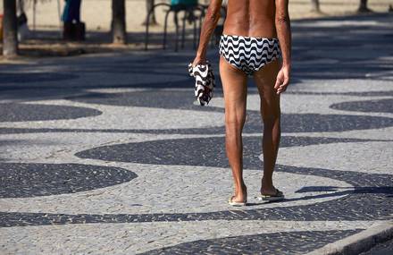 Modernist Street Deco in Copacabana