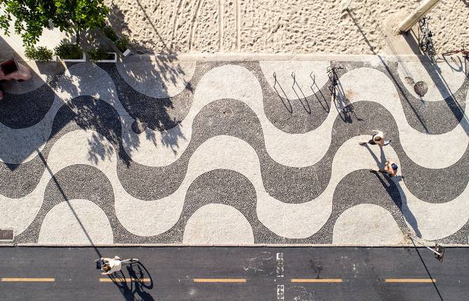 Modernist Street Deco in Copacabana