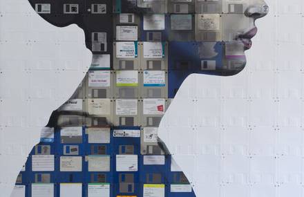 When Floppy Disks Become Art