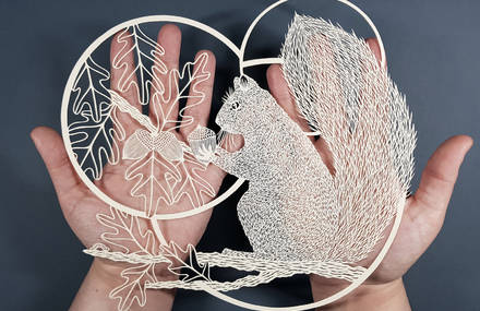 Refined Paper Art Flowers & Animals