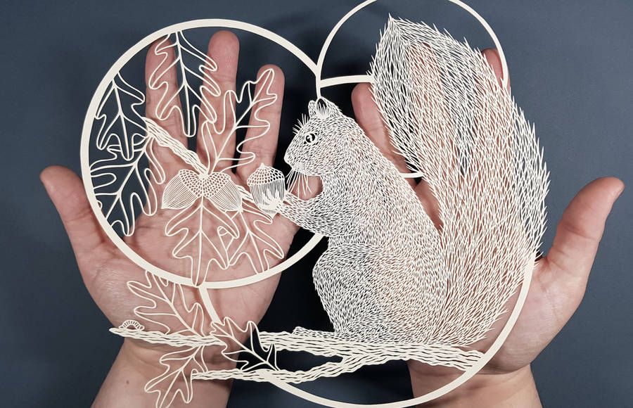 Refined Paper Art Flowers & Animals