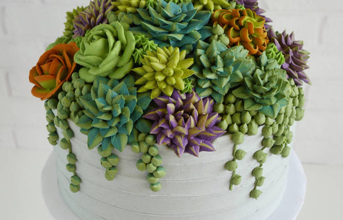 Tasty Plants on Cakes & Cupcakes
