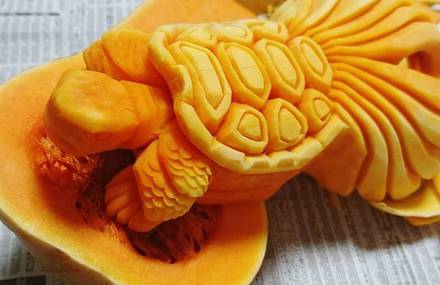 Awesome Food Carving by Takehiro Kishimoto