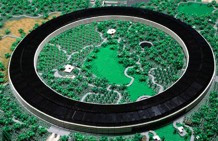 Apple Park Lego Reconstitution