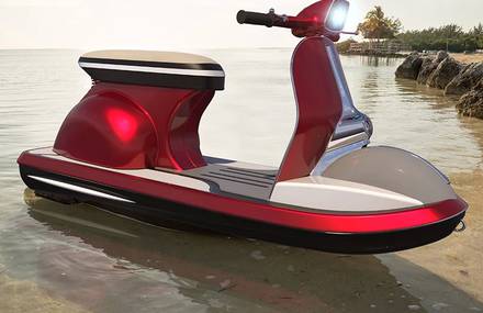 A Vespa Jet Ski