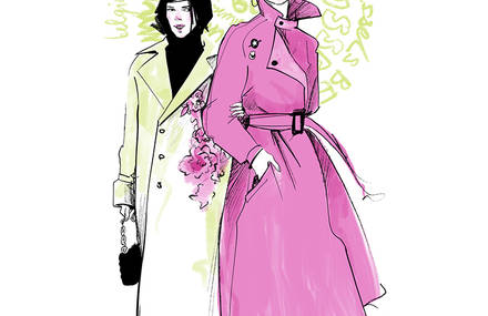 Delightful Illustrations of Fashionable Couples