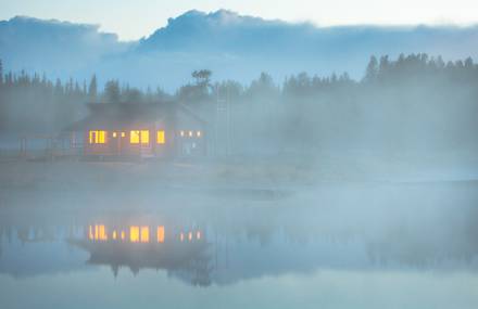 Poetic Lonely Cabins in Nature