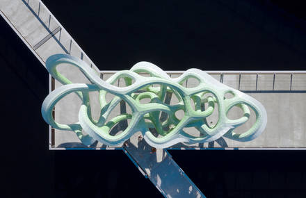 An Installation Looking like a Mangrove Trees