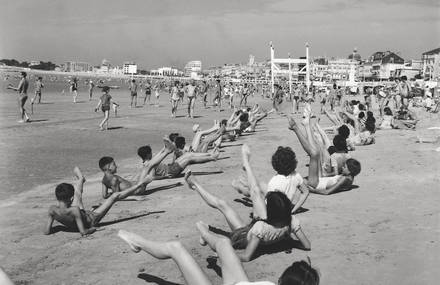 Seaside Life on the French Coast by Robert Doisneau