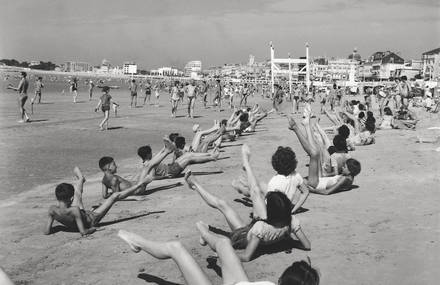 Seaside Life on the Frech Coast by Robert Doisneau