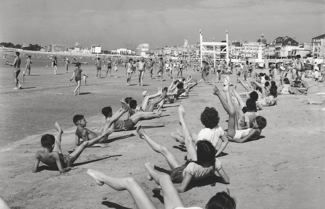Seaside Life on the French Coast by Robert Doisneau