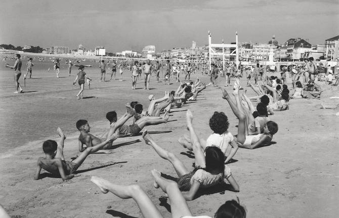 Seaside Life on the French Coast by Robert Doisneau