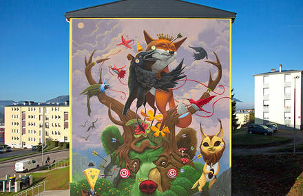 Dulk’s Animals Street Paintings