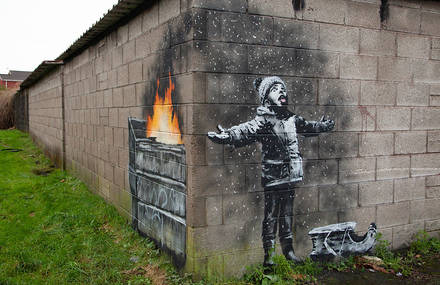 New Banksy Artwork in Port Talbot