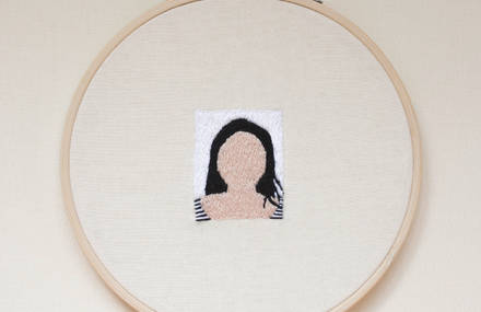 A Sense of Belonging Through Embroidered Passport Photos