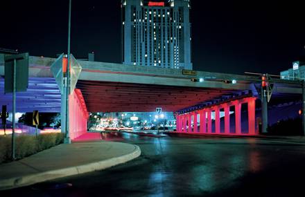 Bill FitzGibbons’ Colourful Projections in Public Spaces