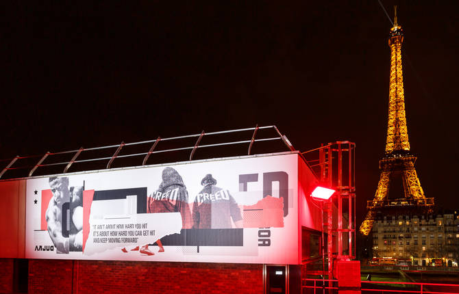 Rooftop Dedicated to Boxing and Street-Art in Paris for Creed II Release