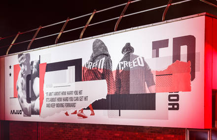 Rooftop Dedicated to Boxing and Street-Art in Paris for Creed II Release