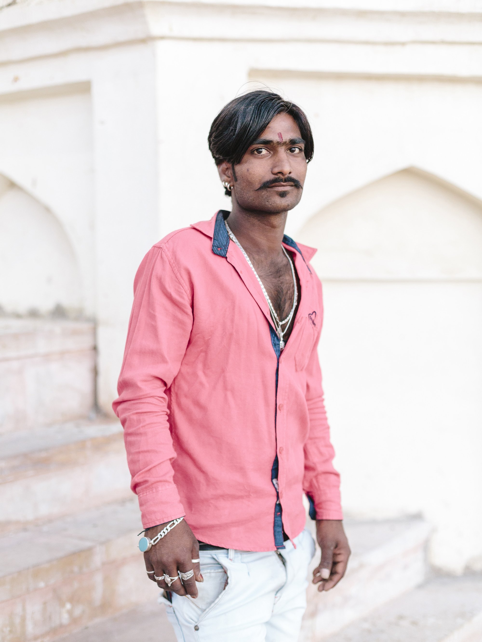 Portrait of Naresh in Pushkar, India. 2017.