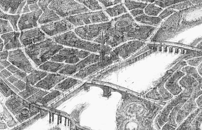 Sketching Detailed UK Cities