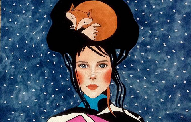 Strong Feminity in Watercolours