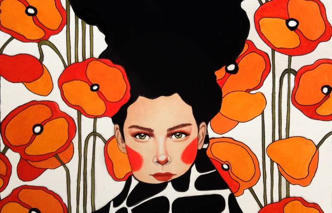 Strong Feminity in Watercolours