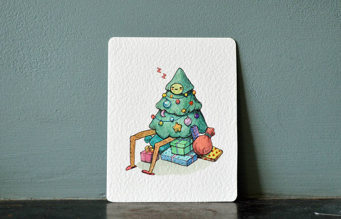 Colorful Small Drawings by Marija Tiurina