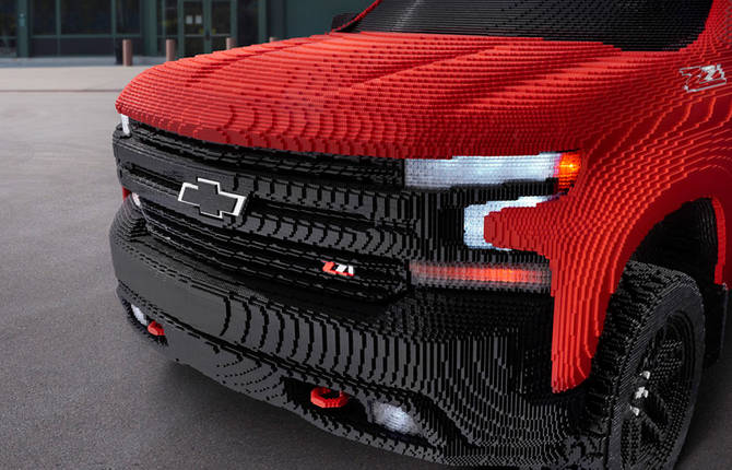 Full Size Lego Pick Up