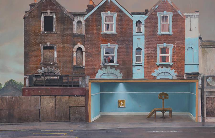 Paintings of London Typical Buildings