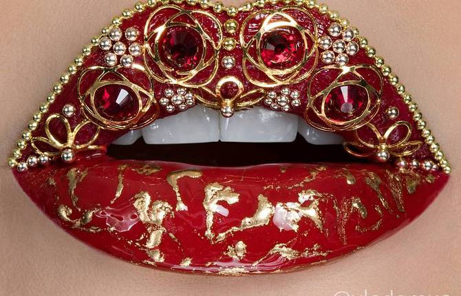 Incredible Lip Art by Vlada Haggerty