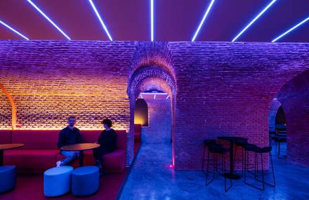 Mesmerizing Underground Bar in Madrid