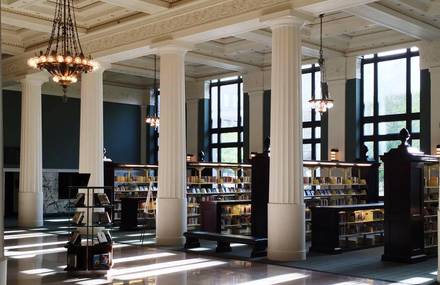 A Giant Book-Shaped Library