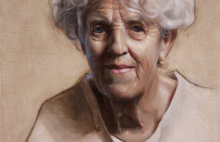 Into Michael Simms’s Detailed Portraits