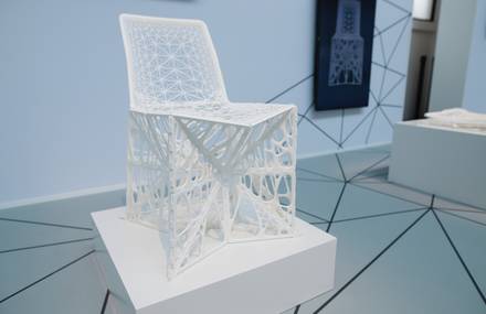 New 3D Printed Chair Prototype by Patrick Jouin Presented in Milan