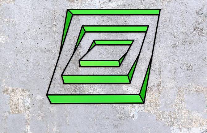 Aakash Nihalani’s Optical Illusions