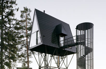 Unique Pan Treetop Cabins by Espen Surnevik