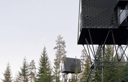 Unique Pan Treetop Cabins by Espen Surnevik