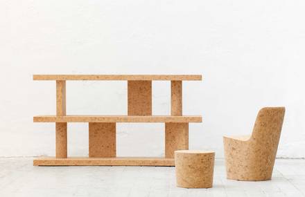 New Cork Furniture by Jasper Morrison