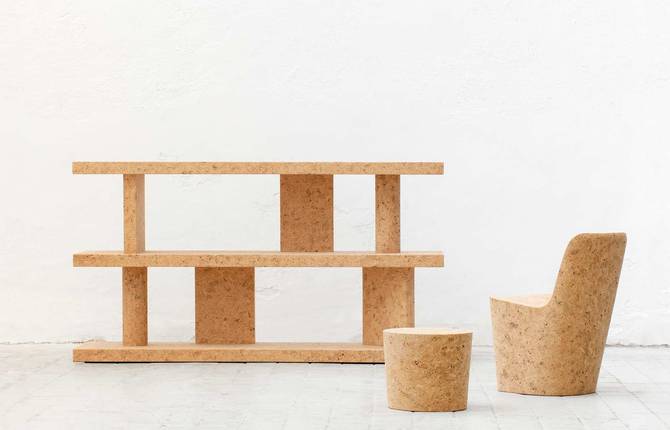 New Cork Furniture by Jasper Morrison