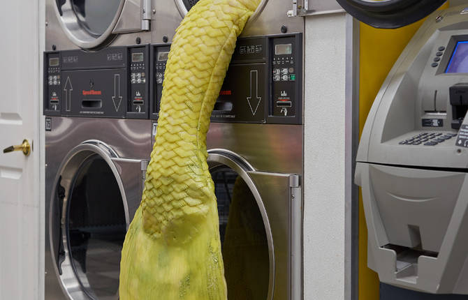 Mermaids Emerging from Washing Machines
