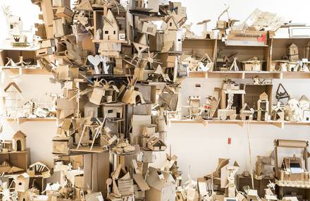 Gigantic Cardboard Sculptures