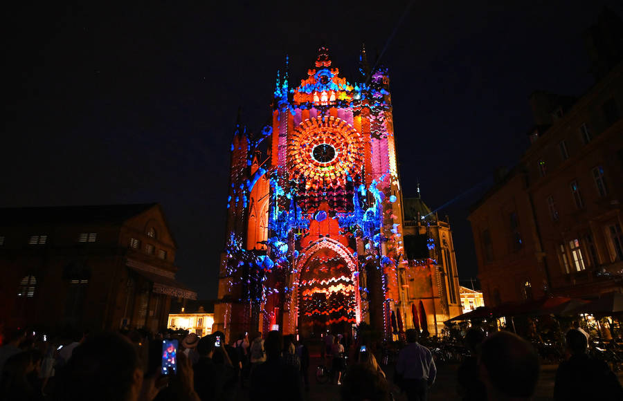 Amazing Light Installations at the Constellations Festival in Metz