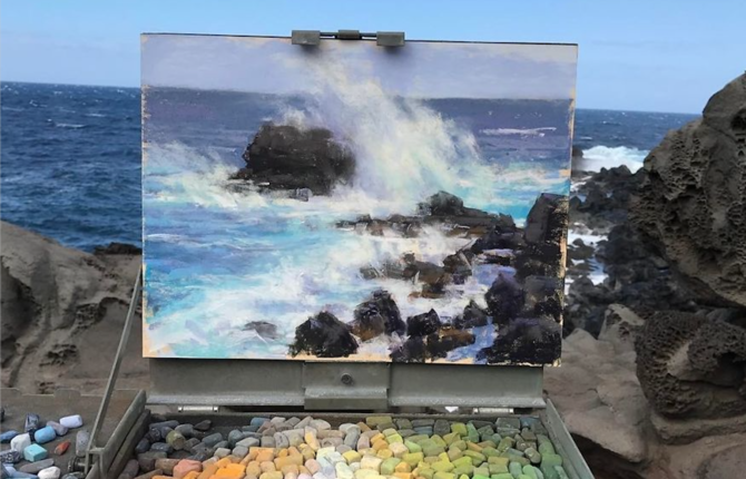 Pastels Landscapes in Nature
