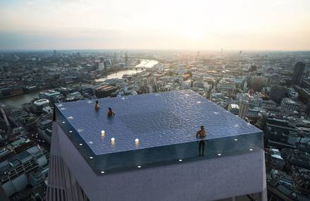 Infinity Pool on Top of a Skyscraper in London