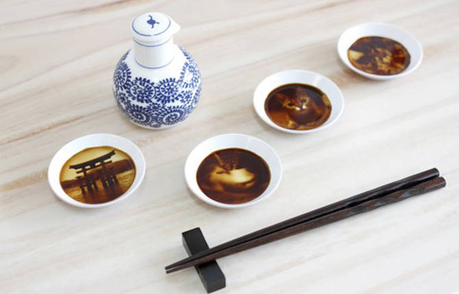 Soja Sauce Cups that Unveil Beautiful Draws