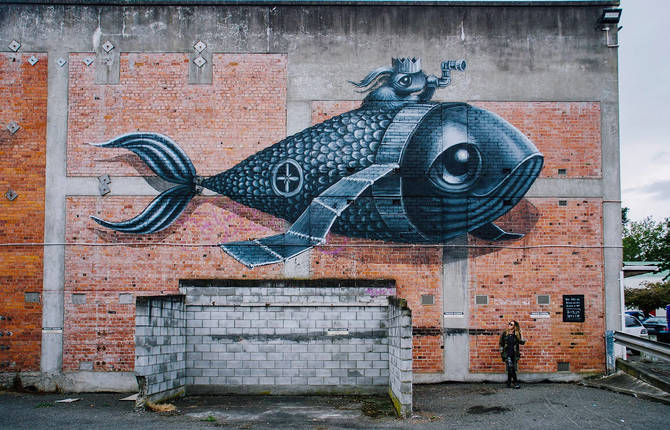 Wistful Animals Murals by Hayley Welsh